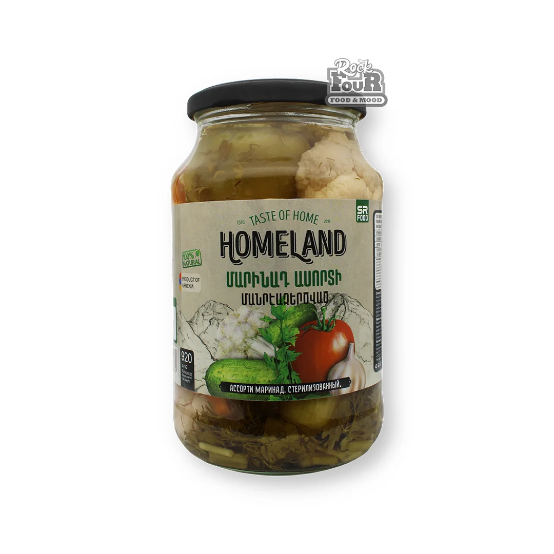 Pickled assorted "Homeland" 920g